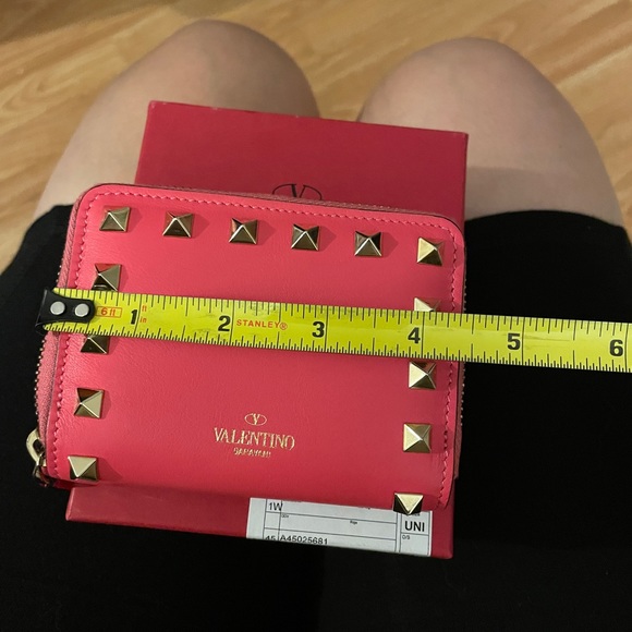 Valentino Zipper Card Coin Wallet - Picture 7 of 10